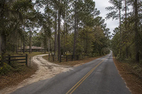 Wooded acreage and rural roads toward Westville in western Holmes County Florida