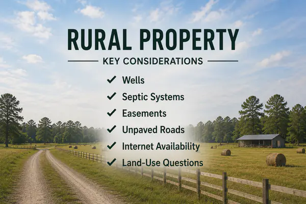 Evaluating rural acreage, access roads, and land use in Holmes County Florida