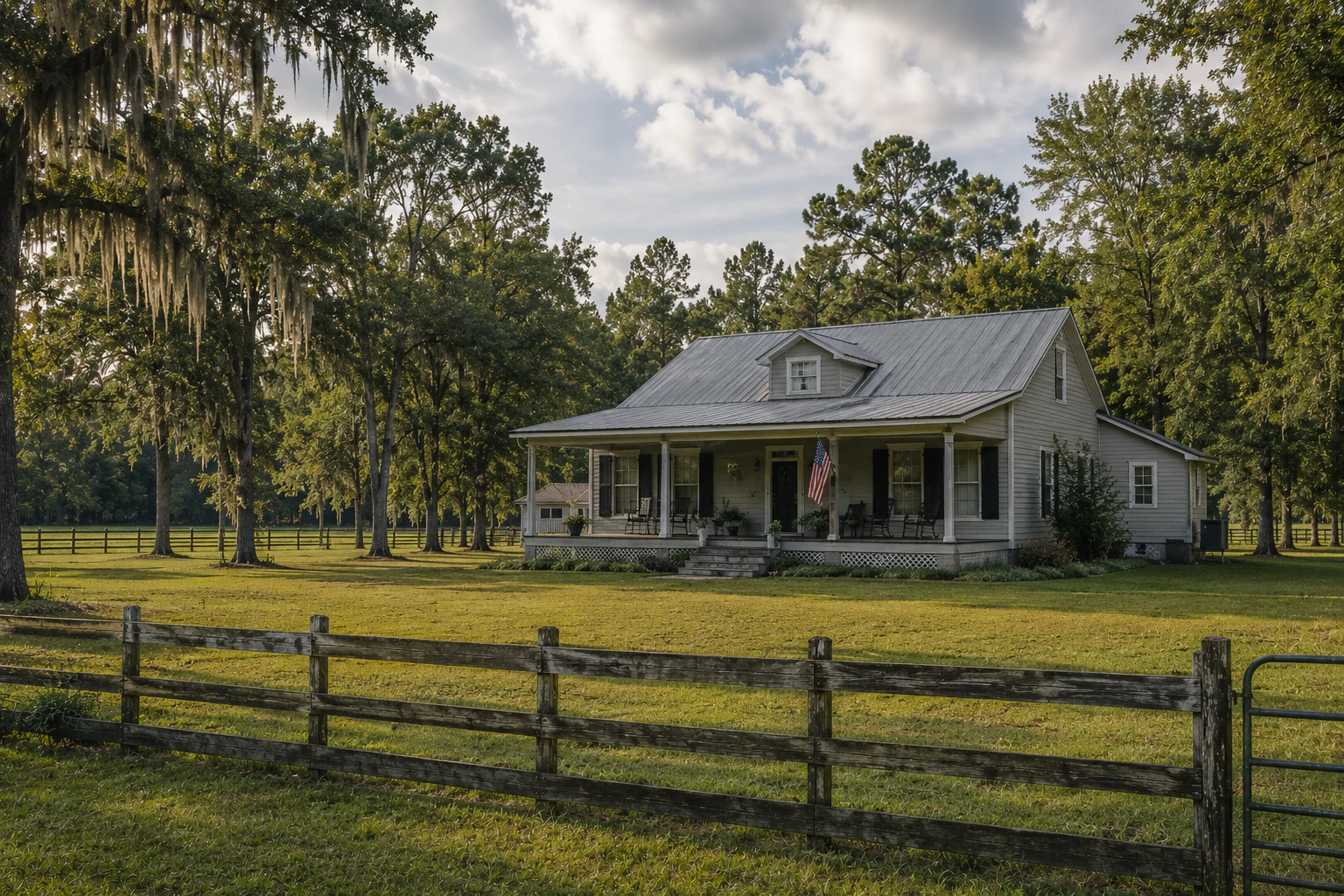 Rural home and acreage in the North Florida Panhandle