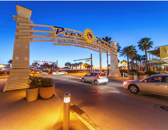 Panama City Beach Florida property near the Gulf Coast
