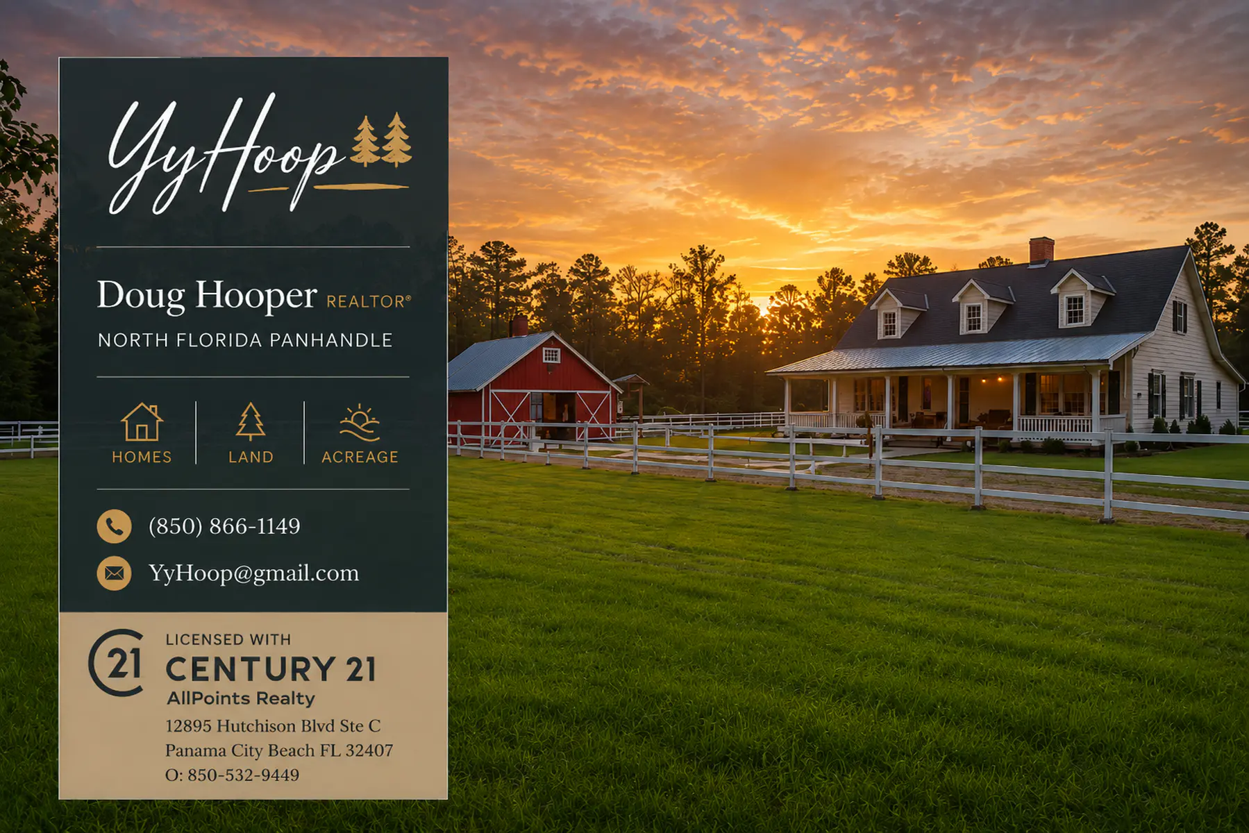 Doug Hooper, REALTOR® serving homes, land, and acreage across the North Florida Panhandle
